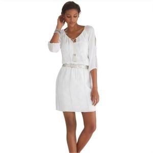 White House Black Market White Dress